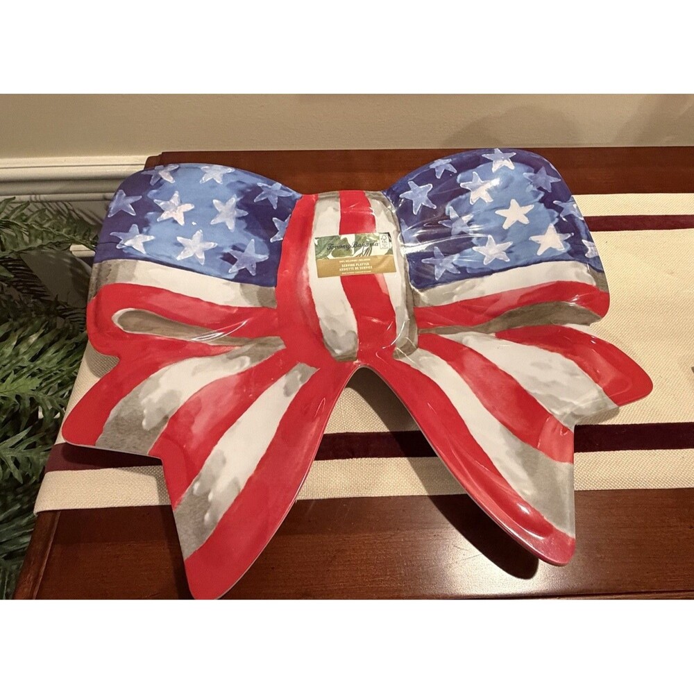 NEW Tommy Bahama Americana Melamine Serving Platter